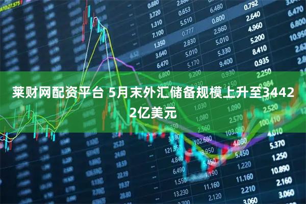 莱财网配资平台 5月末外汇储备规模上升至34422亿美元
